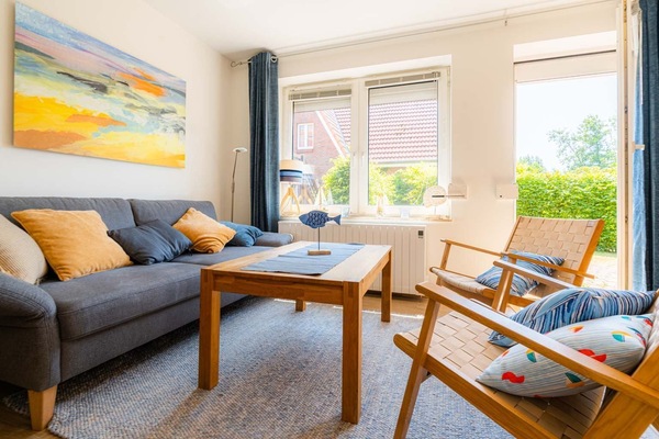 Wohnzimmer mit Terrasse