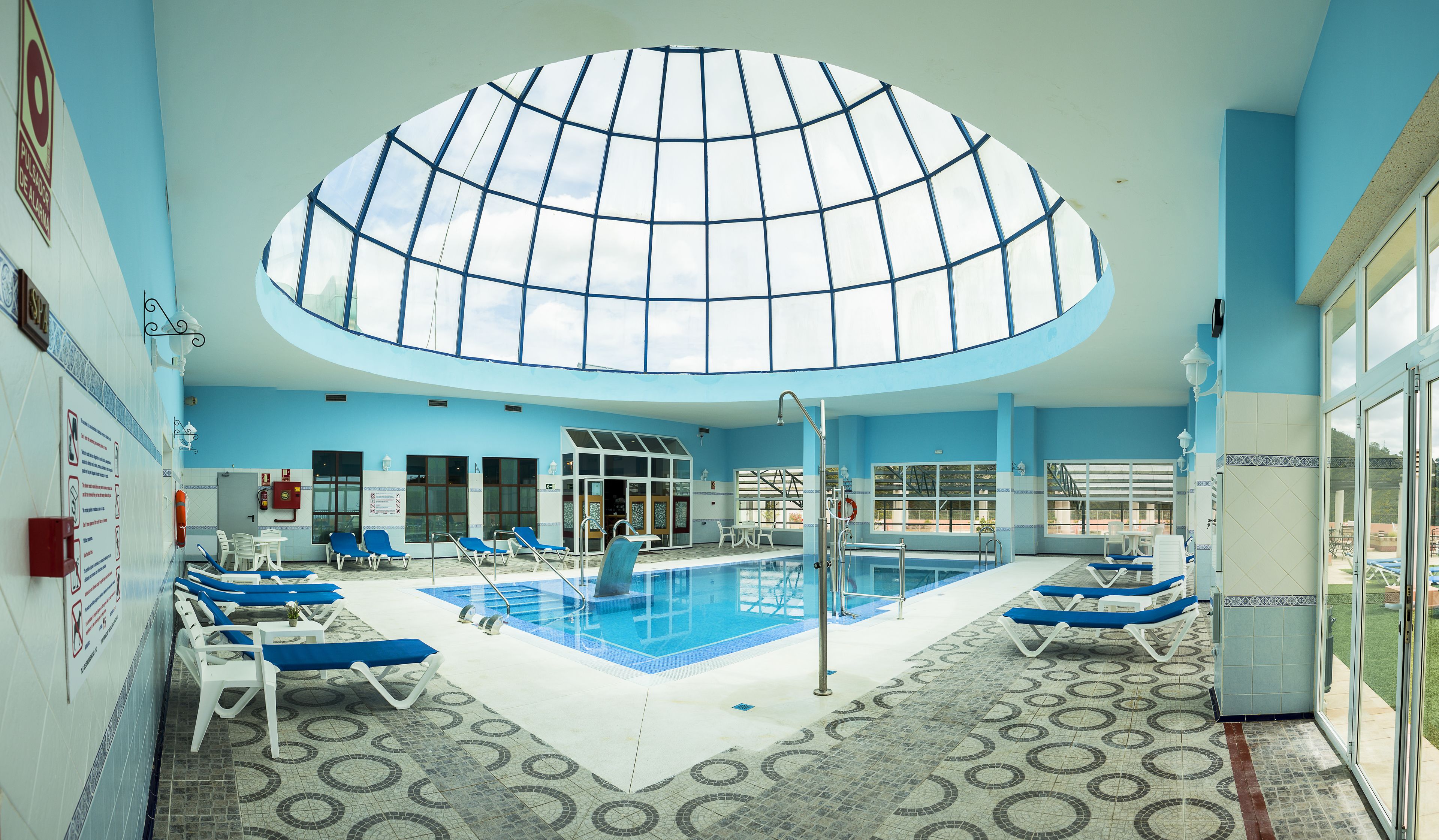 indoor pool, outdoor pool