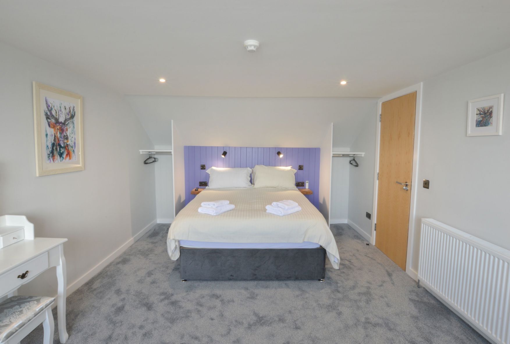 Desk, blackout drapes, iron/ironing board, free WiFi