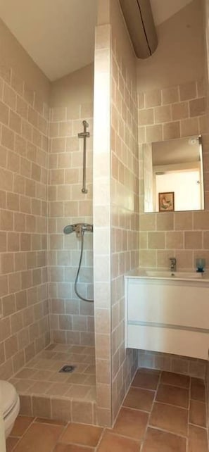 Salle de bain en-suite avec douche