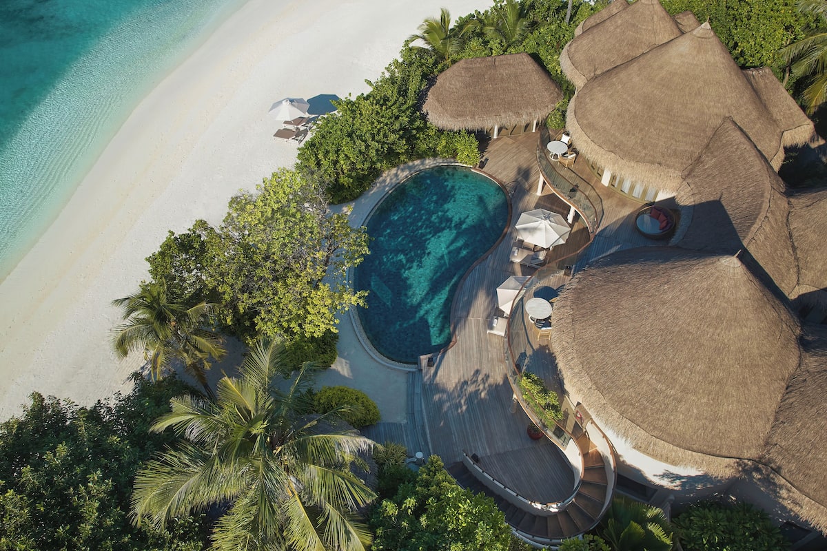 ห้องลักซ์ชัวรี่, 2 ห้องนอน, สระว่ายน้ำส่วนตัว (Beach Residence) | บริเวณภายนอก