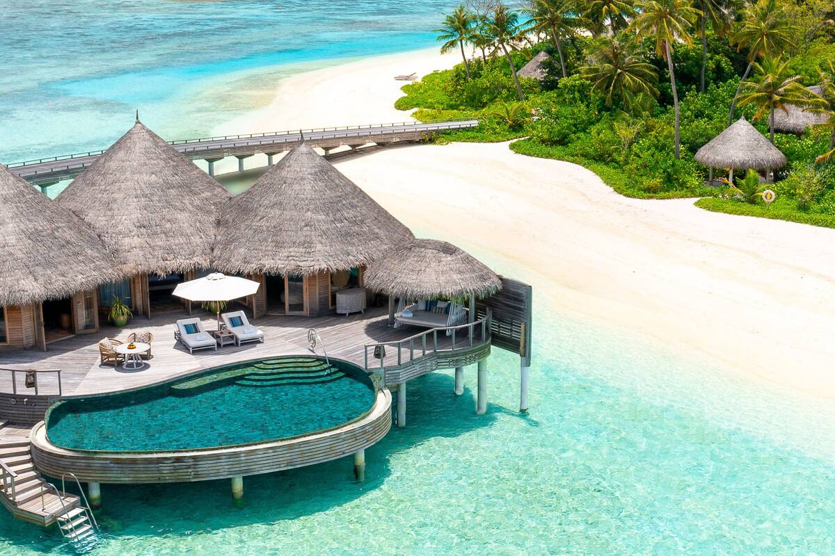 ห้องลักซ์ชัวรี่, สระว่ายน้ำส่วนตัว (Ocean House) | 1 ห้องนอน, ผ้าปูที่นอนฝ้ายอียิปต์, เครื่องนอนระดับพรีเมียม