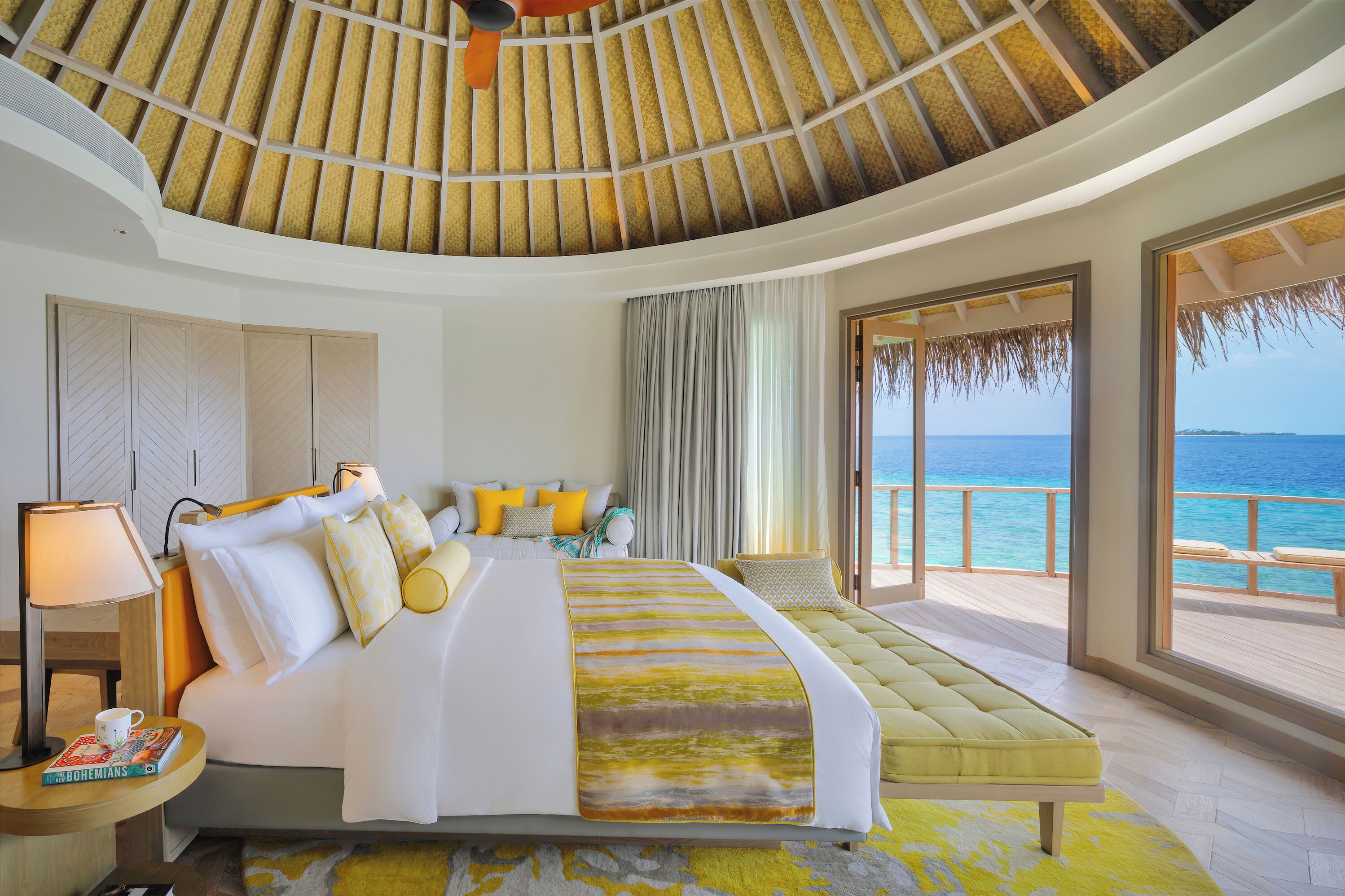 1 多间卧室、埃及棉床单、高档床上用品、记忆海绵床垫