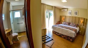 Minibar, blackout drapes, free WiFi, bed sheets - Pousada Aconchego da Borges (Gramado)