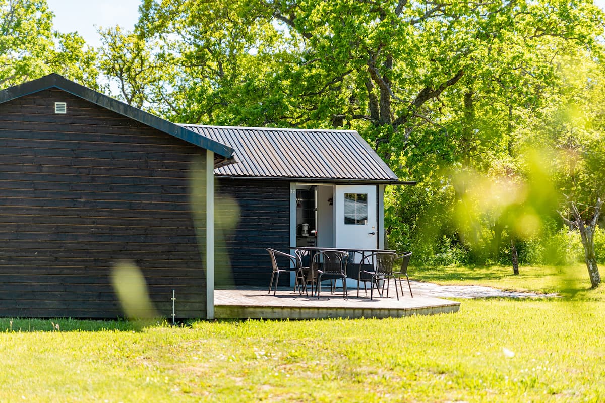 Stuga - 2 sovrum - privat badrum (Storstugan) | Terrass/Patio