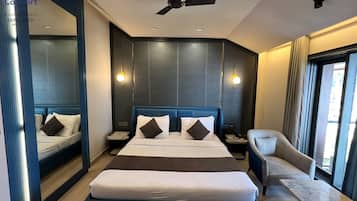 1 habitación y ropa de cama de alta calidad
