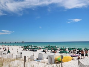 Accommodatie ligt op het strand
