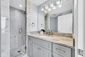 Shower, towels