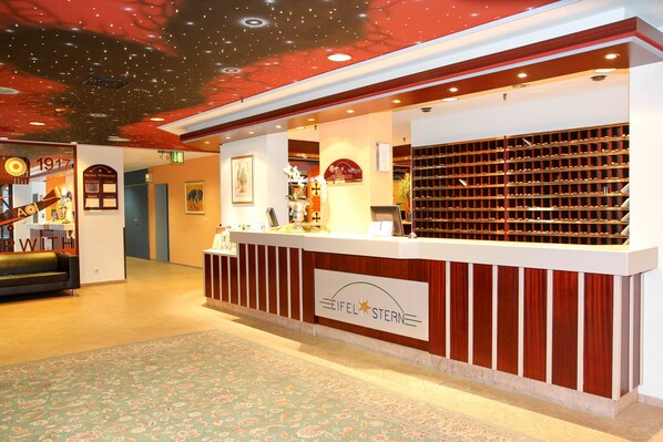 Mostrador para check-in y check-out