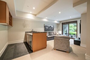 TV, fireplace, stereo