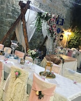 Zona para bodas al aire libre