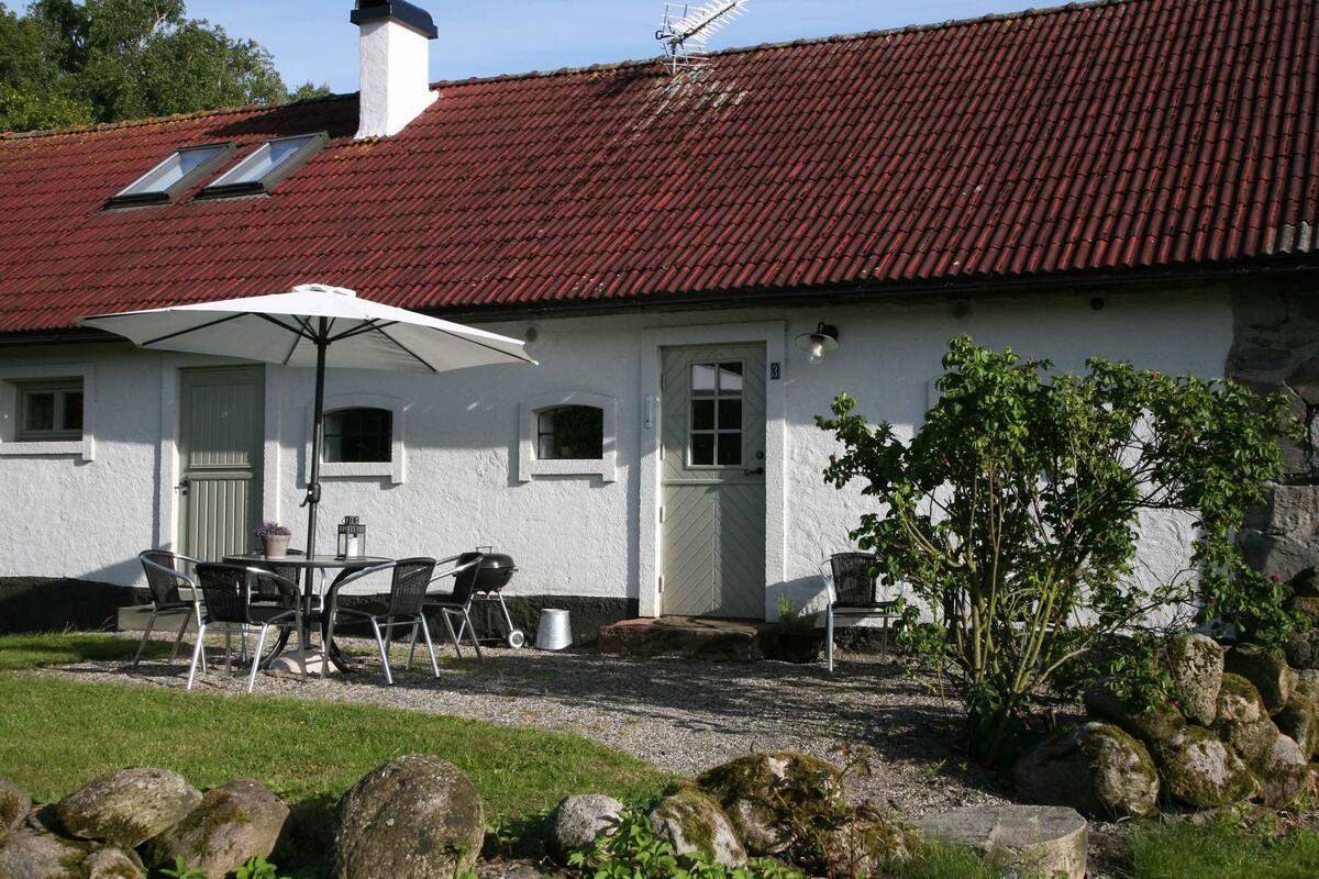 Familielejlighed - 3 soveværelser - eget badeværelse - udsigt til have | Terrasse/gårdhave