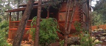 Cozy streamfront cabin nestled in the pines