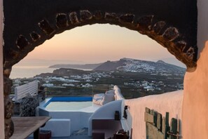 Outdoor pool - Phaos 1870 A Restored Winery (Santorini)
