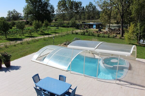 Udendørs pool, liggestole