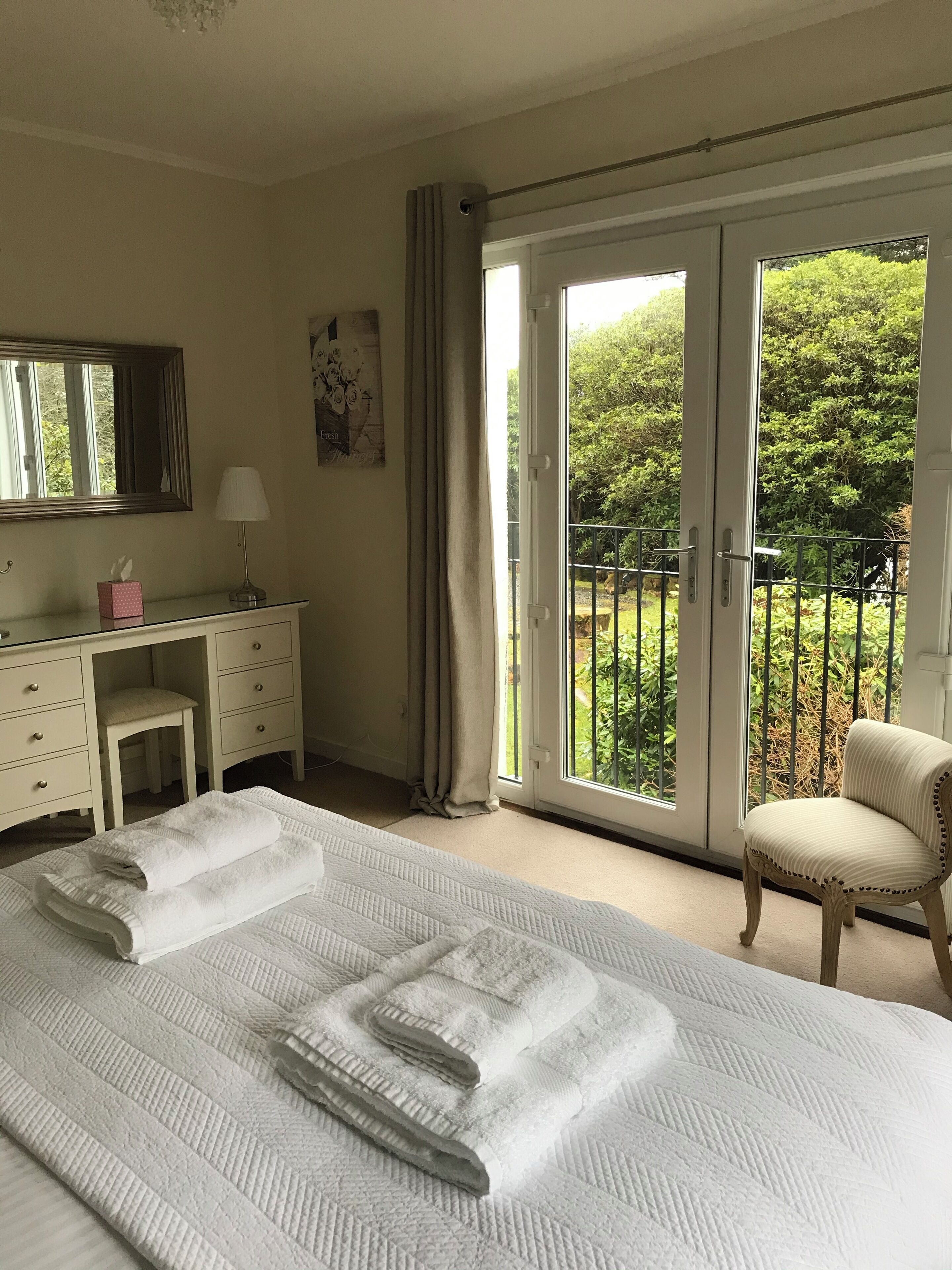 Premium bedding, individually decorated, individually furnished