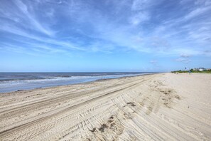 Aan het strand