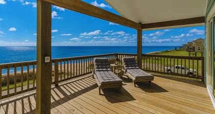 BeachQuest Beachfront. 3 Zi, 2 BTH, Gourmet KĂŒche, Meerblick. EhrfĂŒrchtiges Plattform.