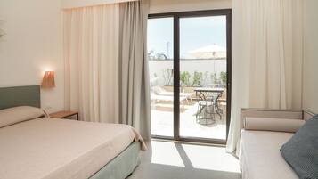 Junior Double Room | 1 bedroom, premium bedding, down duvets, minibar