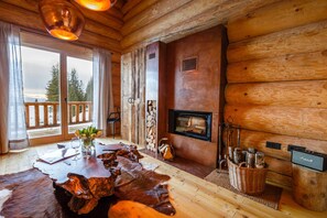 Cabin có tầm nhìn toàn cảnh | Khu phòng khách