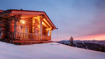 Front of property – evening/night