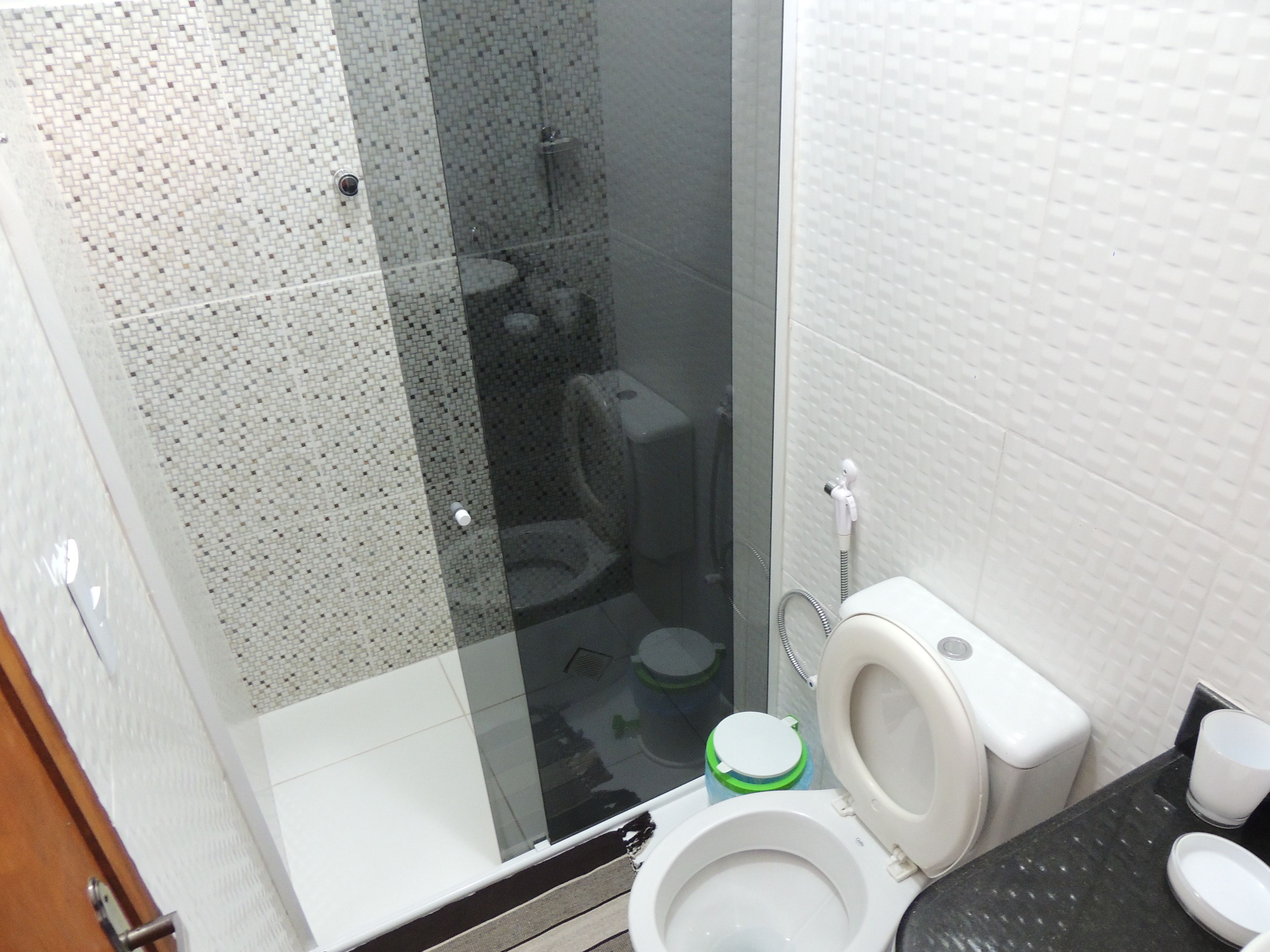 Casa adosada familiar, 1 habitación | Baño | Ducha, toallas, jabón y papel higiénico