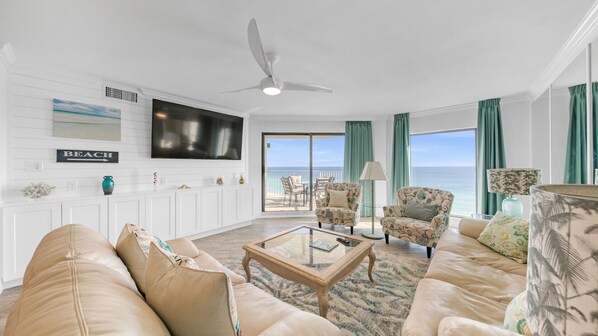 TV, DVD player - Inlet Reef 607-Free Beach Service-Beachfront (Destin)