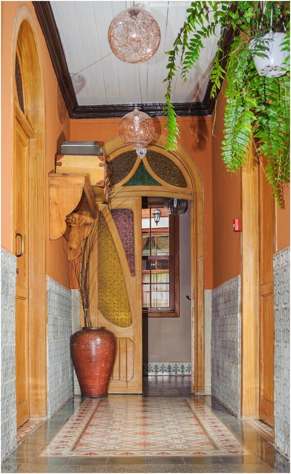 Interior entrance