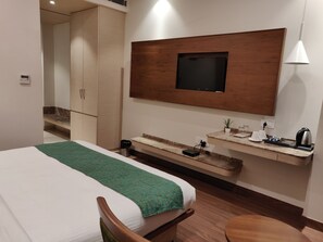 Deluxe-Doppelzimmer, 1 Schlafzimmer, Raucher, Stadtblick