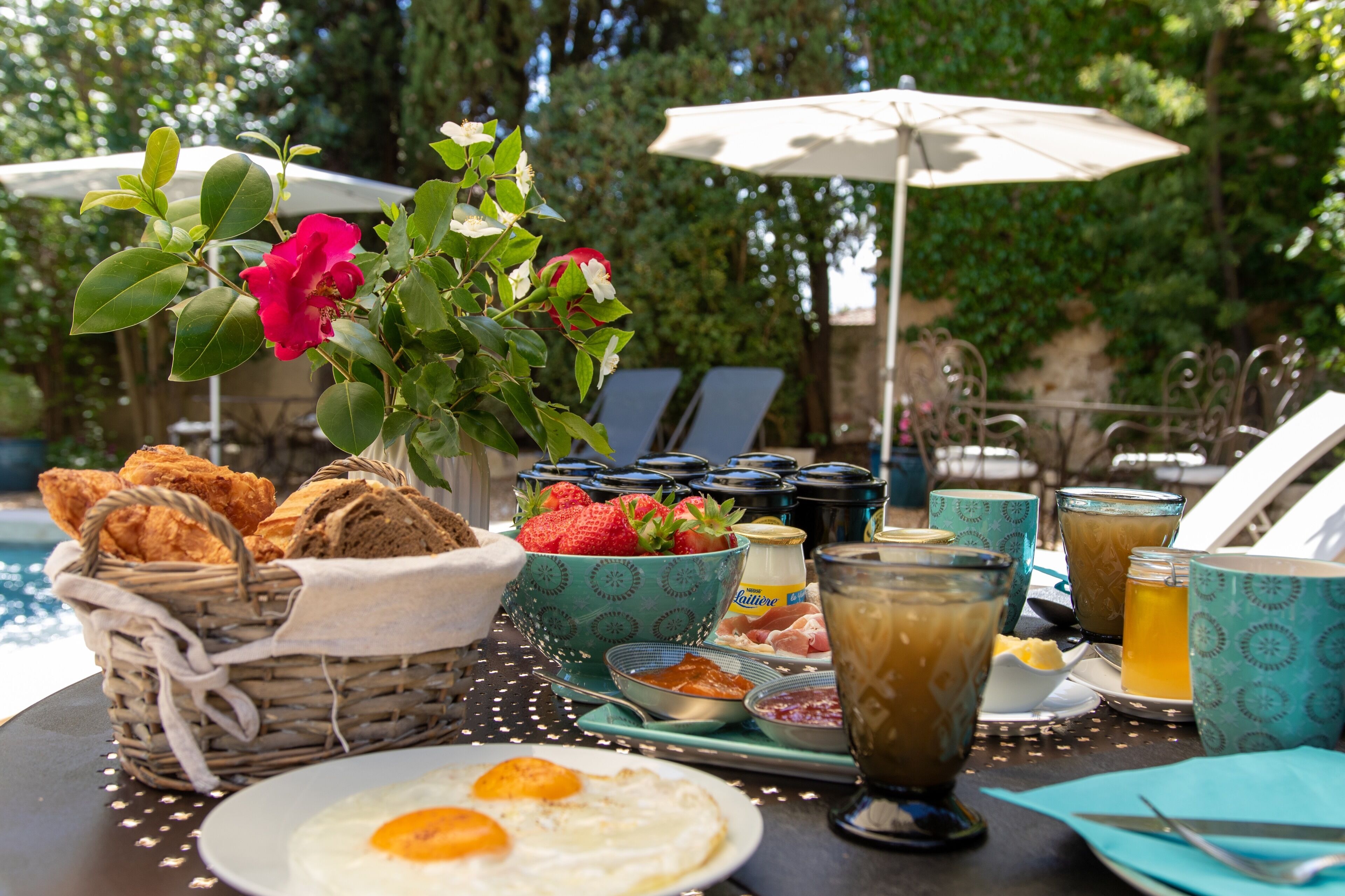 Petit déjeuner continental compris tous les jours