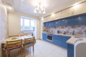 Superior Apartment, 2 Bedrooms | Private kitchen - TravelFlat Apartments (Krasnogorsk)