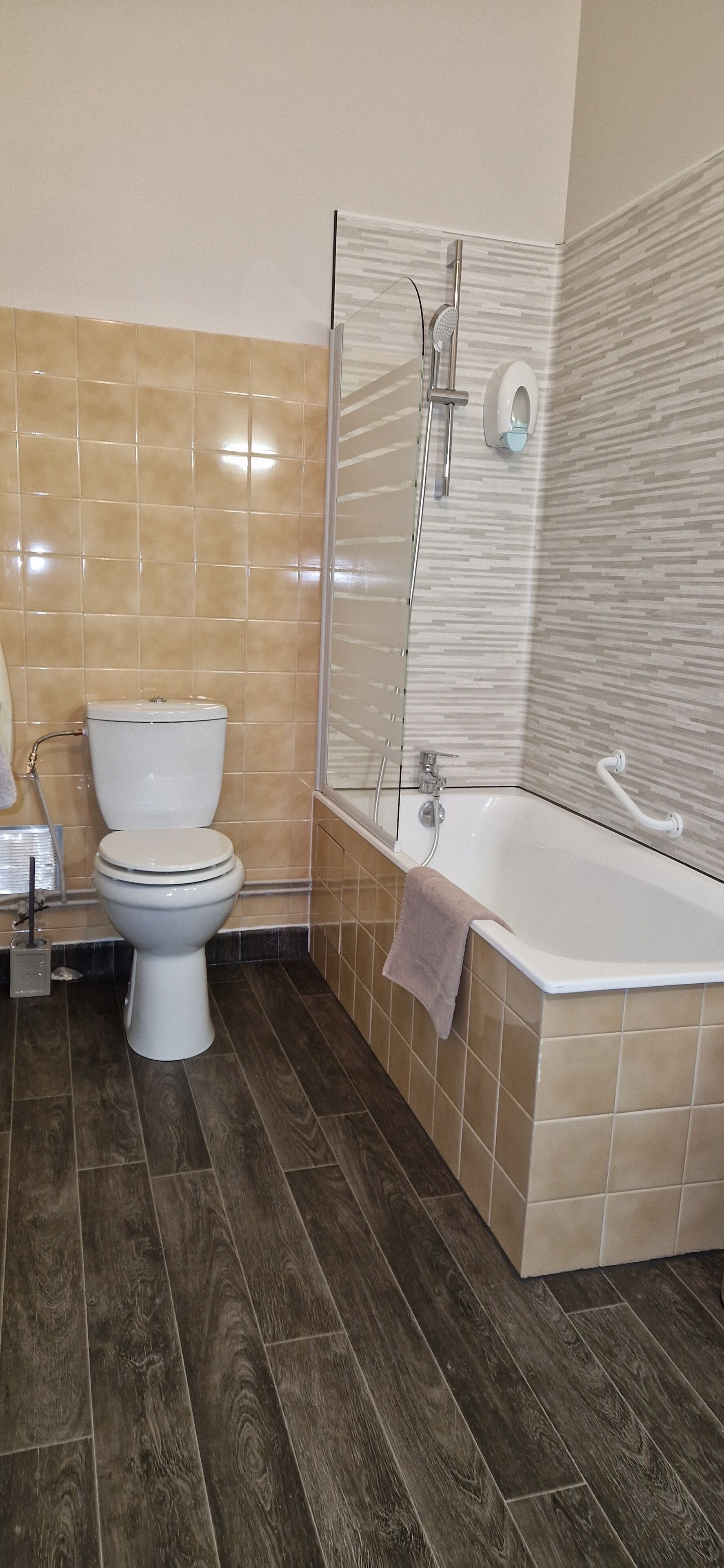 triple room | bathroom | hair dryer, towels