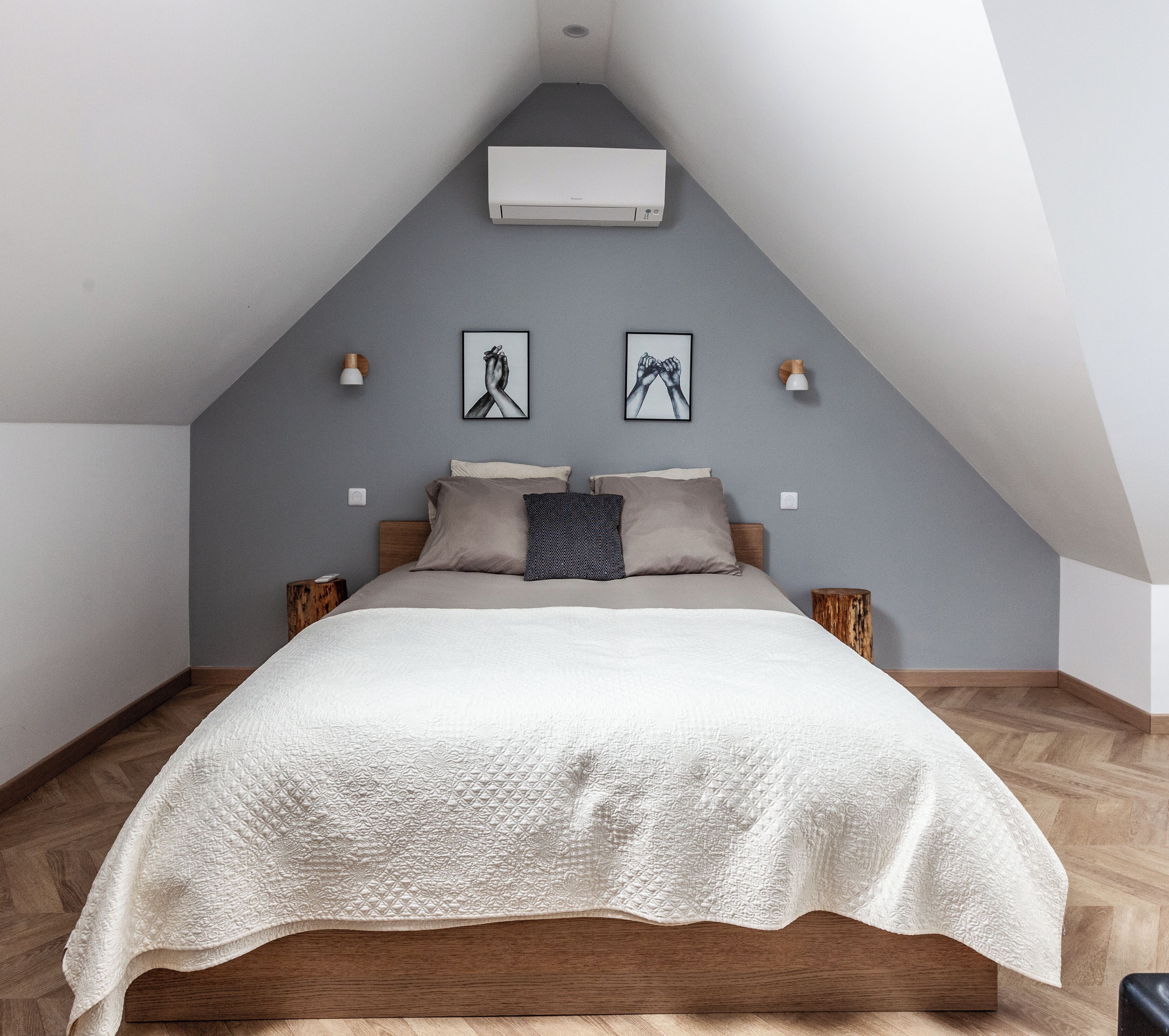 1 habitación, cortinas blackout y sistema de insonorización 