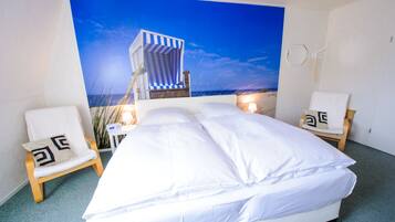 Comfort tweepersoonskamer, 1 queensize bed | Een kluis op de kamer, individueel gedecoreerd, gratis wifi