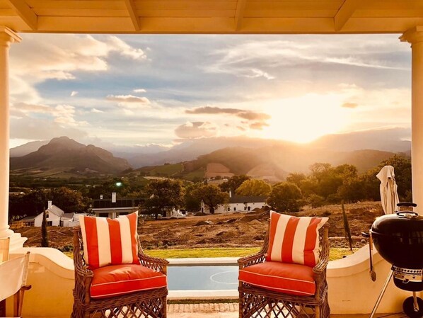 Balcony - La Cotte Orchard Cottages (Franschhoek)