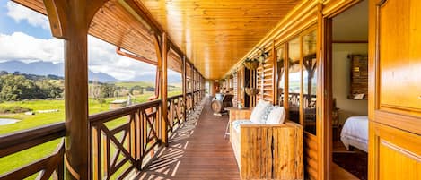 Chalet Mewah, 1 kamar tidur | Teras/patio