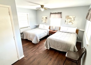 Standard Room, 2 Double Beds, Refrigerator & Microwave