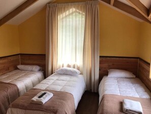 2 bedrooms, iron/ironing board, free cots/infant beds, rollaway beds