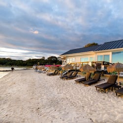 Vue sur la plage/l’océan