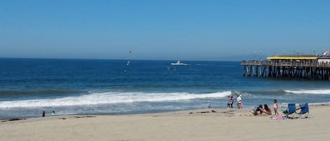 Sun-loungers, beach towels