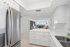 Interior - Beachside at Whitney Beach: 2BR Ground-Floor Condo w Gulf Views & Pool by RVA (Longboat Key)