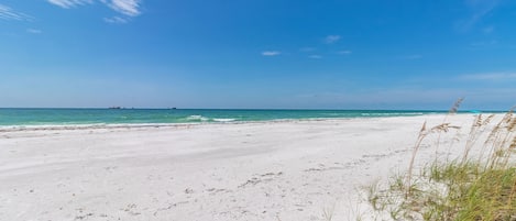 On the beach