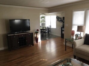 TV, DVD player, ping pong