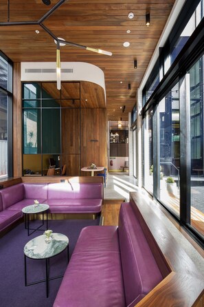 Sitteområde i lobbyen