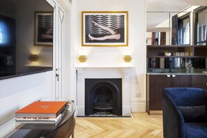 Suite – premier, 1 kingsize-seng, badekar (Albion Suite) | Sengetøy av topp kvalitet, safe på rommet og individuelt dekorert