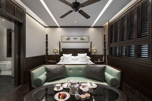 Luxe beddengoed, donsdekens, Select Comfort-bedden, een gratis minibar