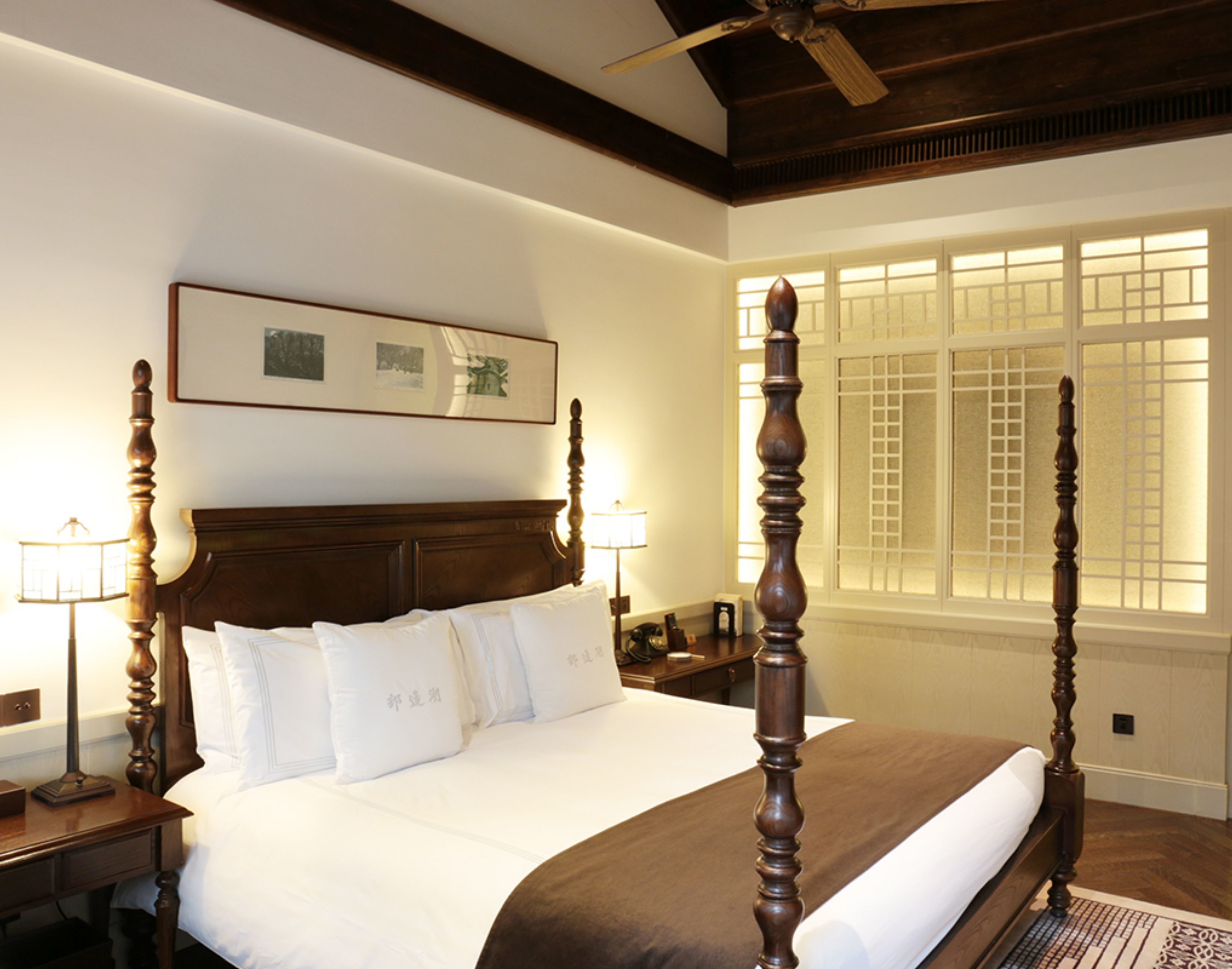 Presidentiële resortwoning, 2 slaapkamers, uitzicht op de stad, op tussenverdieping | Luxe beddengoed, donsdekens, Select Comfort-bedden, een gratis minibar