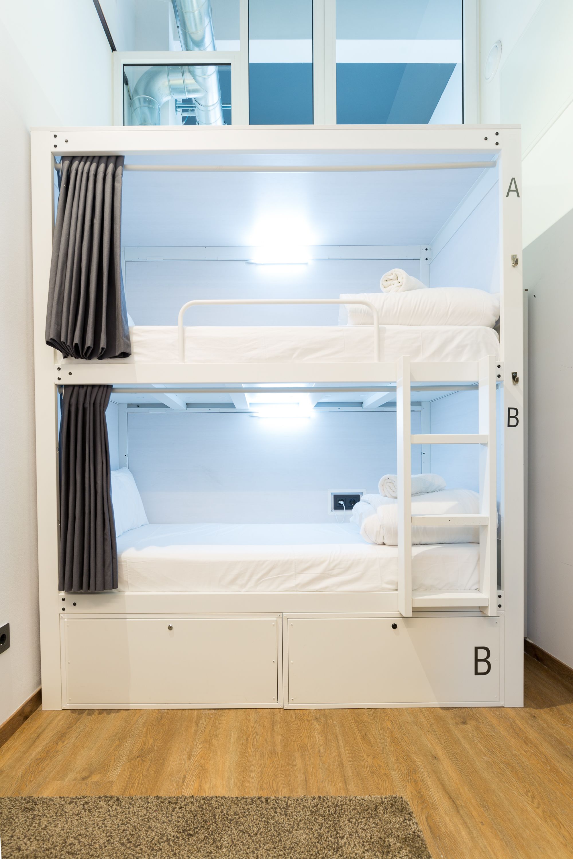 Premium bedding, desk, soundproofing, iron/ironing board