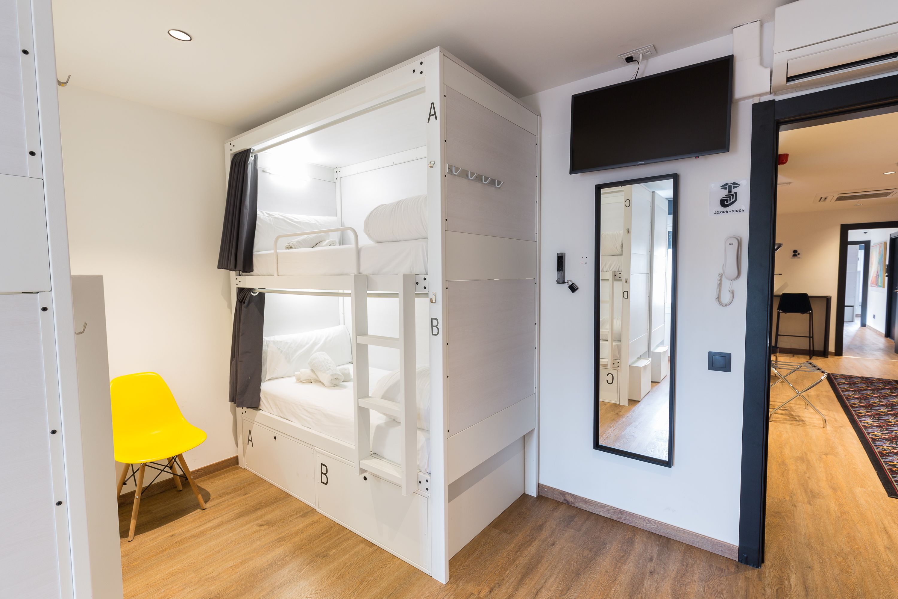 Premium bedding, desk, soundproofing, iron/ironing board