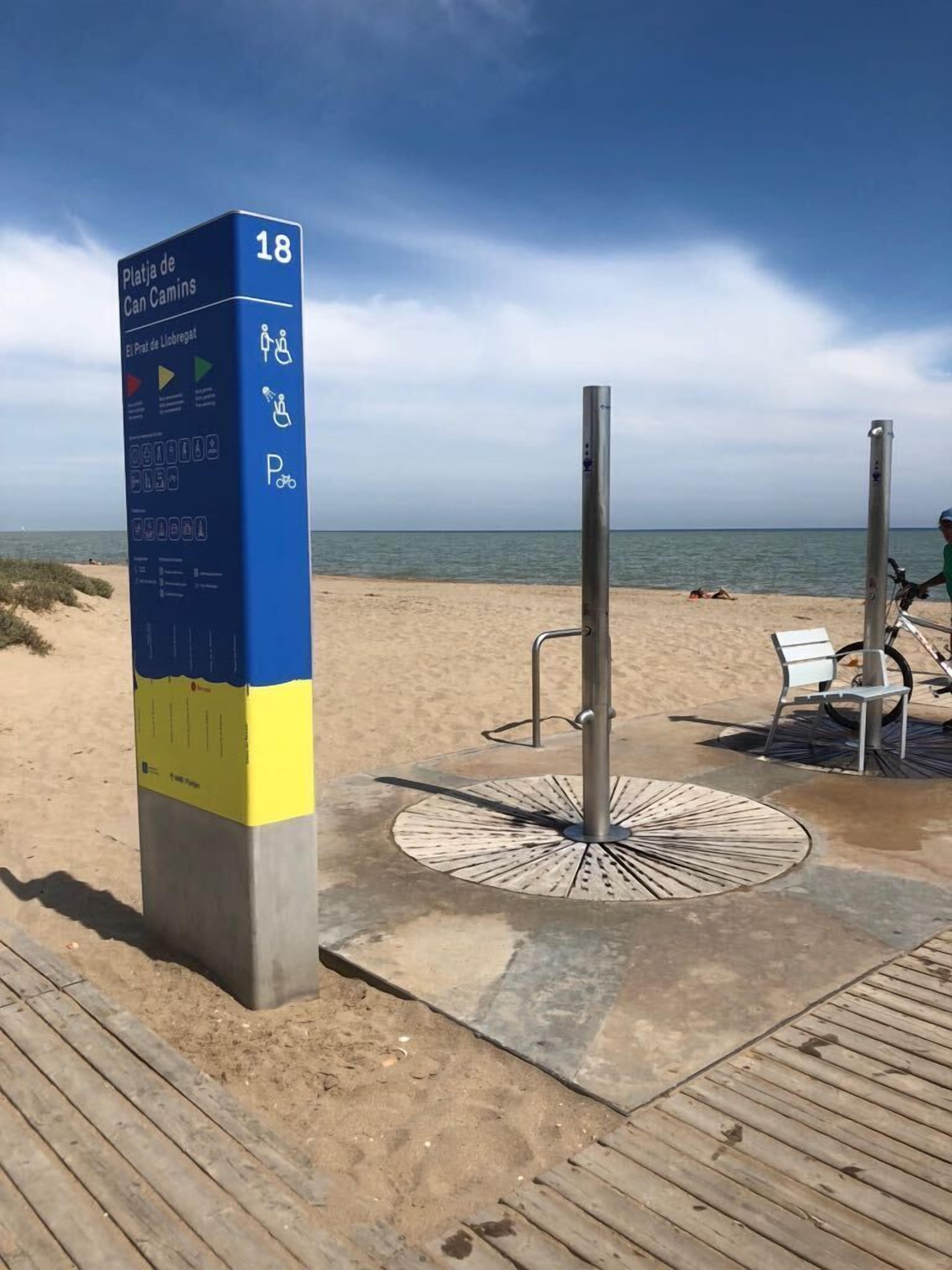Aan het strand